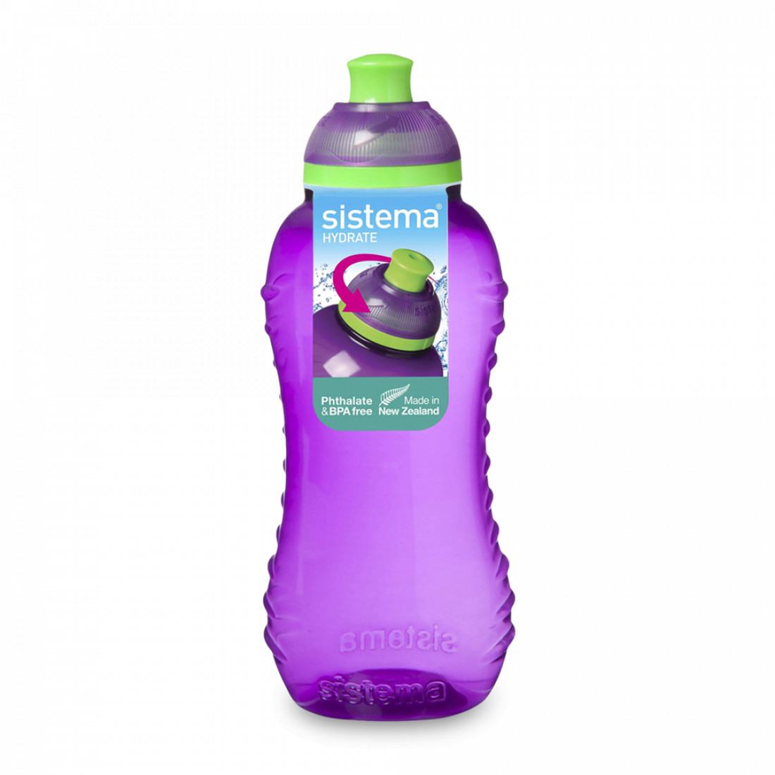 Пластиковая бутылка для фитнеса Hydrate, 1 л, фиолетовый